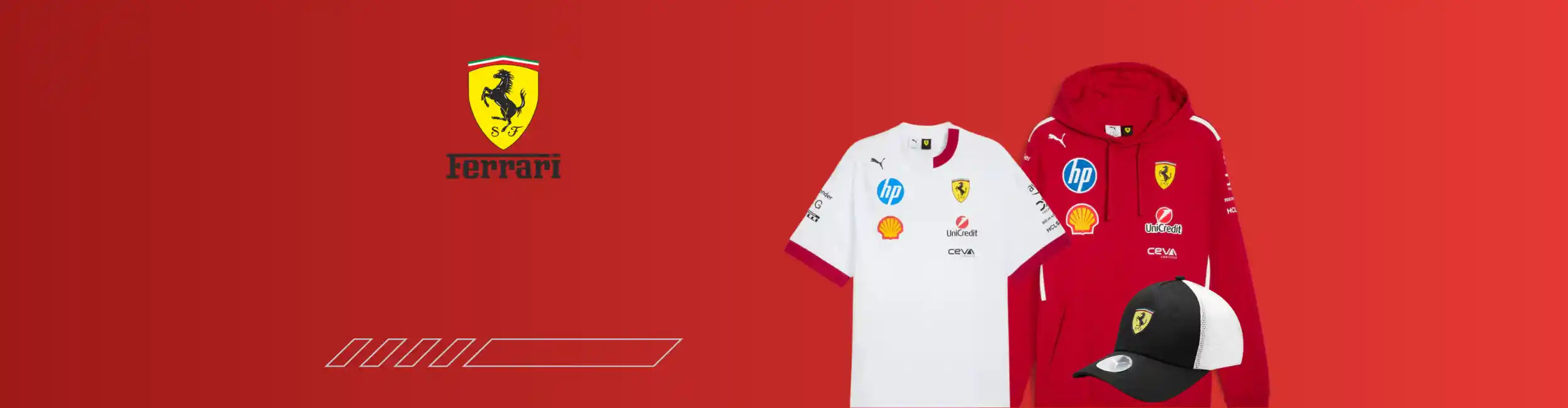 ESCUDERÍA FERRARI | Productos oficiales de la Fórmula 1 | BMS Race Clothing