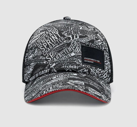 Porsche Motorsport AOP Trucker Gorra 2026