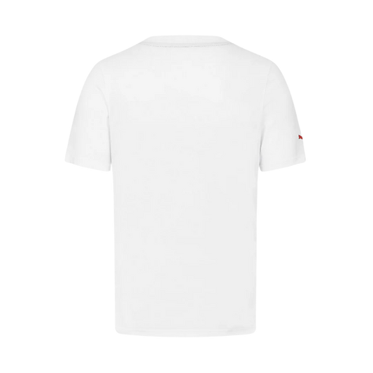 Playera F1 Blanca Oficial Logo