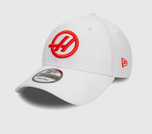 Haas Gorra Blanca 9Forty Esencial