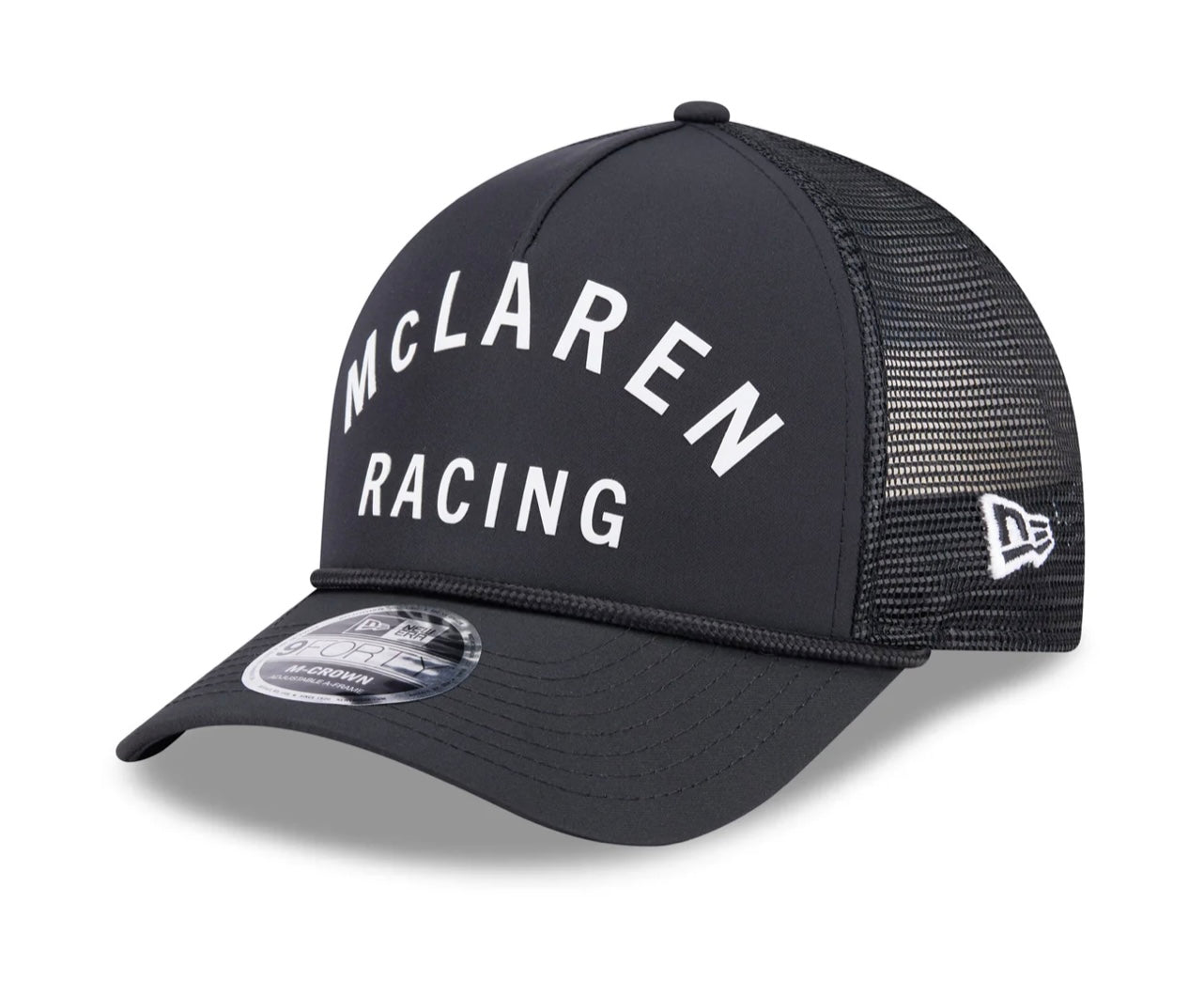 McLaren F1 Gorra Minimalist Trucker M-Crown - Black