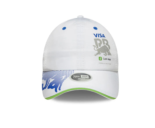 Visa Cash App RB F1 2025 Gorra Abierto Atras para Mujer - Blanca