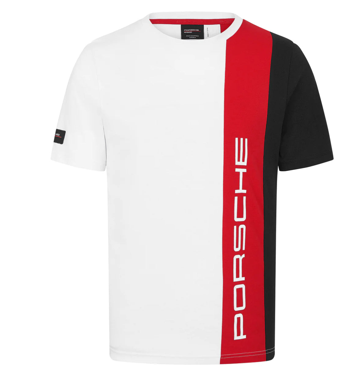 Porsche Motorsports Playera Tira Roja 2025 - Blanca