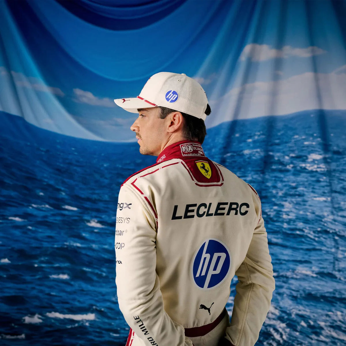 Gorra F1 Ferrari Charles Leclerc GP Mónaco 2026