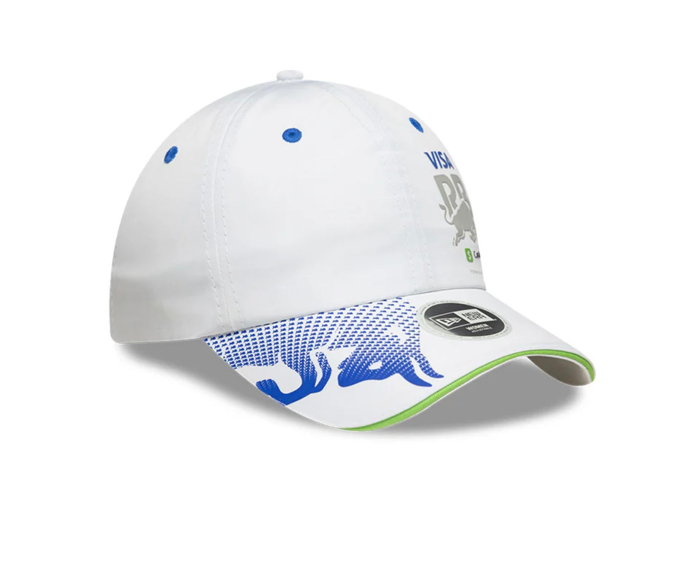 Visa Cash App RB F1 2025 Gorra Abierto Atras para Mujer - Blanca