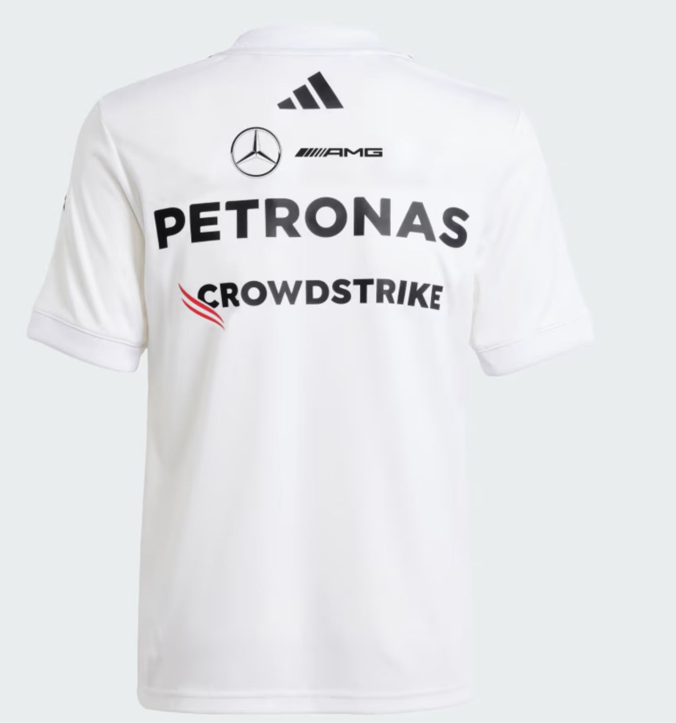 Playera Blanca Mercedes F1 Dama Replica 2025 Team Driver