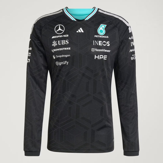 Camiseta Manga Larga F1 Mercedes AMG Petronas Piloto Version 2026