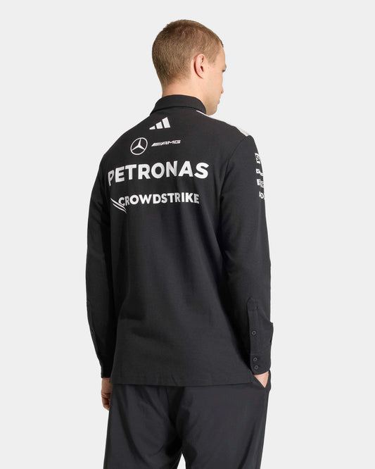 Polo Manga Larga F1 Mercedes Team Oficial 2026