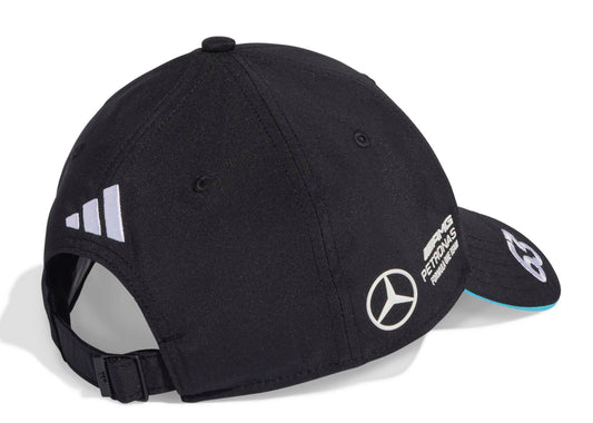 Mercedes Gorra AMG Petronas Of. G. Russell Negra 2025