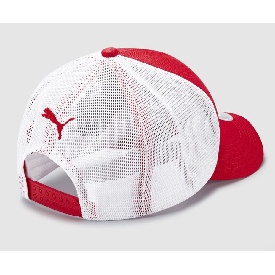 S. Ferrari Gorra Roja Trucker Clásica - Rojo