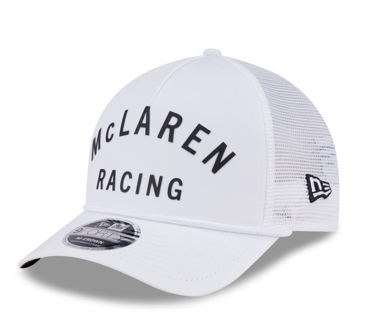 McLaren F1 Gorra White Minimalist Trucker M-Crown