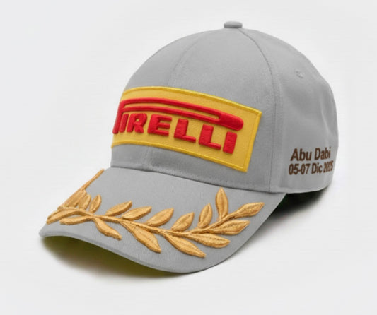 Gorra Pirelli Podium GP Abu Dhabi 2025 - Crema