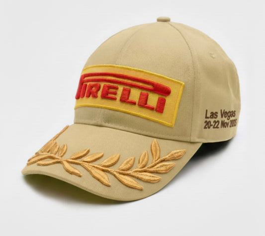 Gorra Pirelli Podium GP Las Vegas 2025 - Mostaza