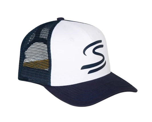 Ayrton Senna Gorra Trucker Navy 2025