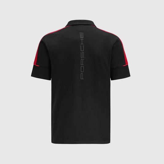 Porsche Motorsport Camiseta Polo Negra 2025