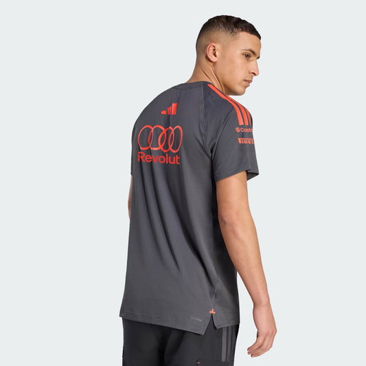 Playera F1 Audi Gris Oscuro 2026