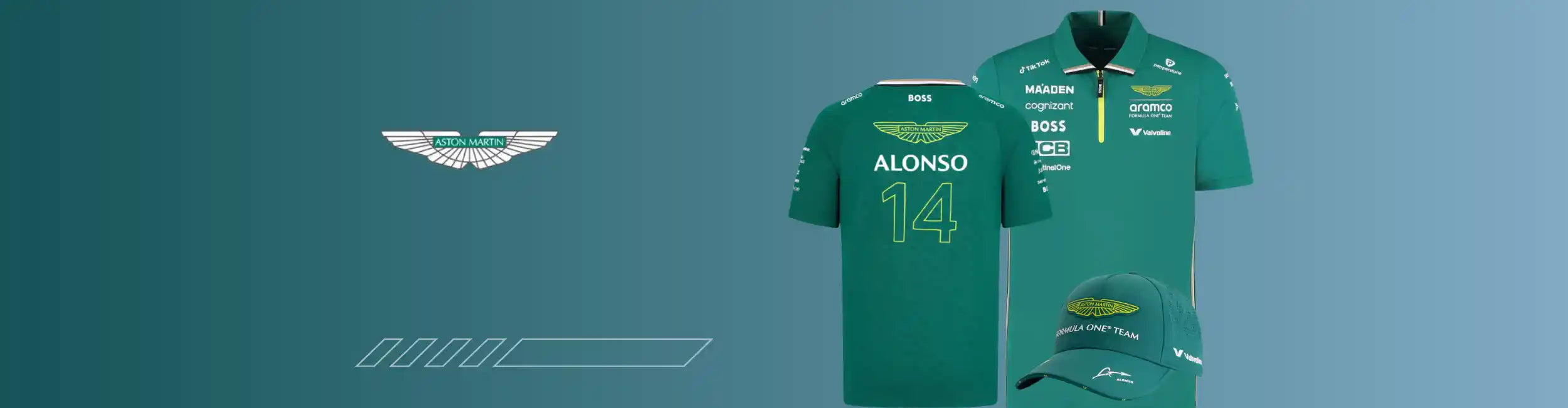 ESCUDERÍA ASTON MARTIN F1 | Productos oficiales de la Fórmula 1 | BMS Race Clothing​