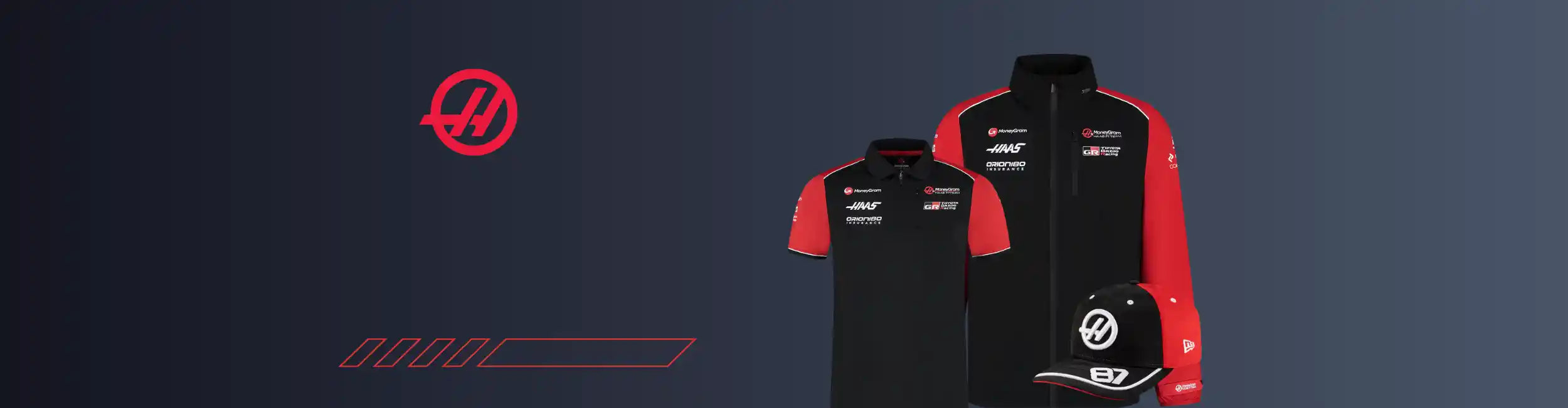 ESCUDERÍA HAAS F1 | Productos oficiales de la Fórmula 1 | BMS Race Clothing​