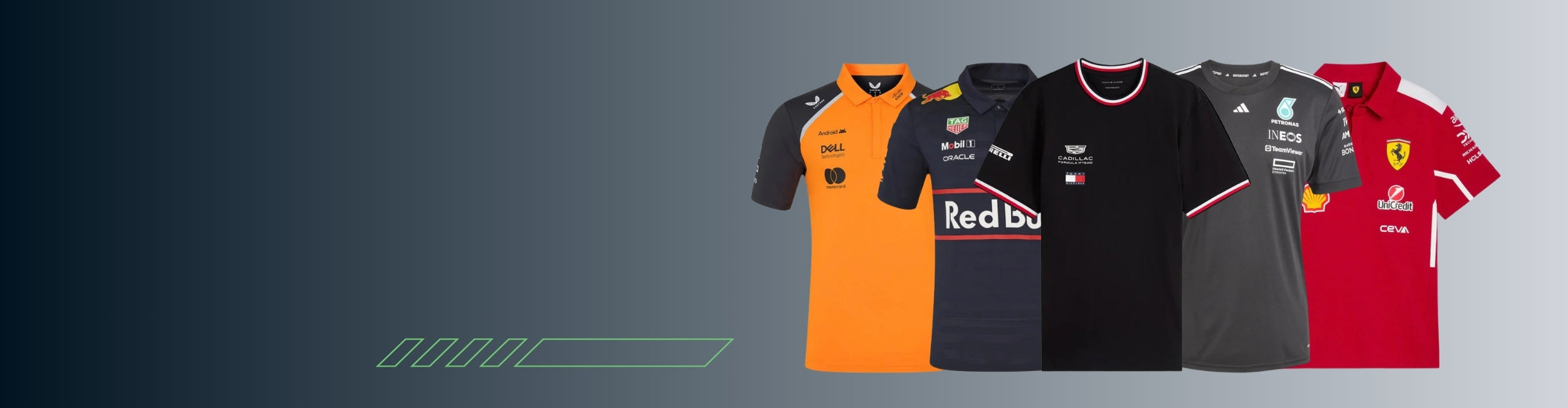 Ropa para niños de la F1