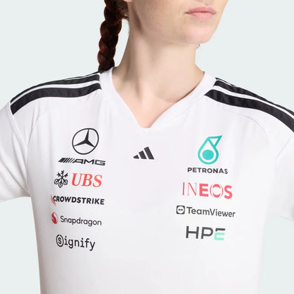 Jersey Dama Blanca F1 Mercedes AMG Petronas 2026