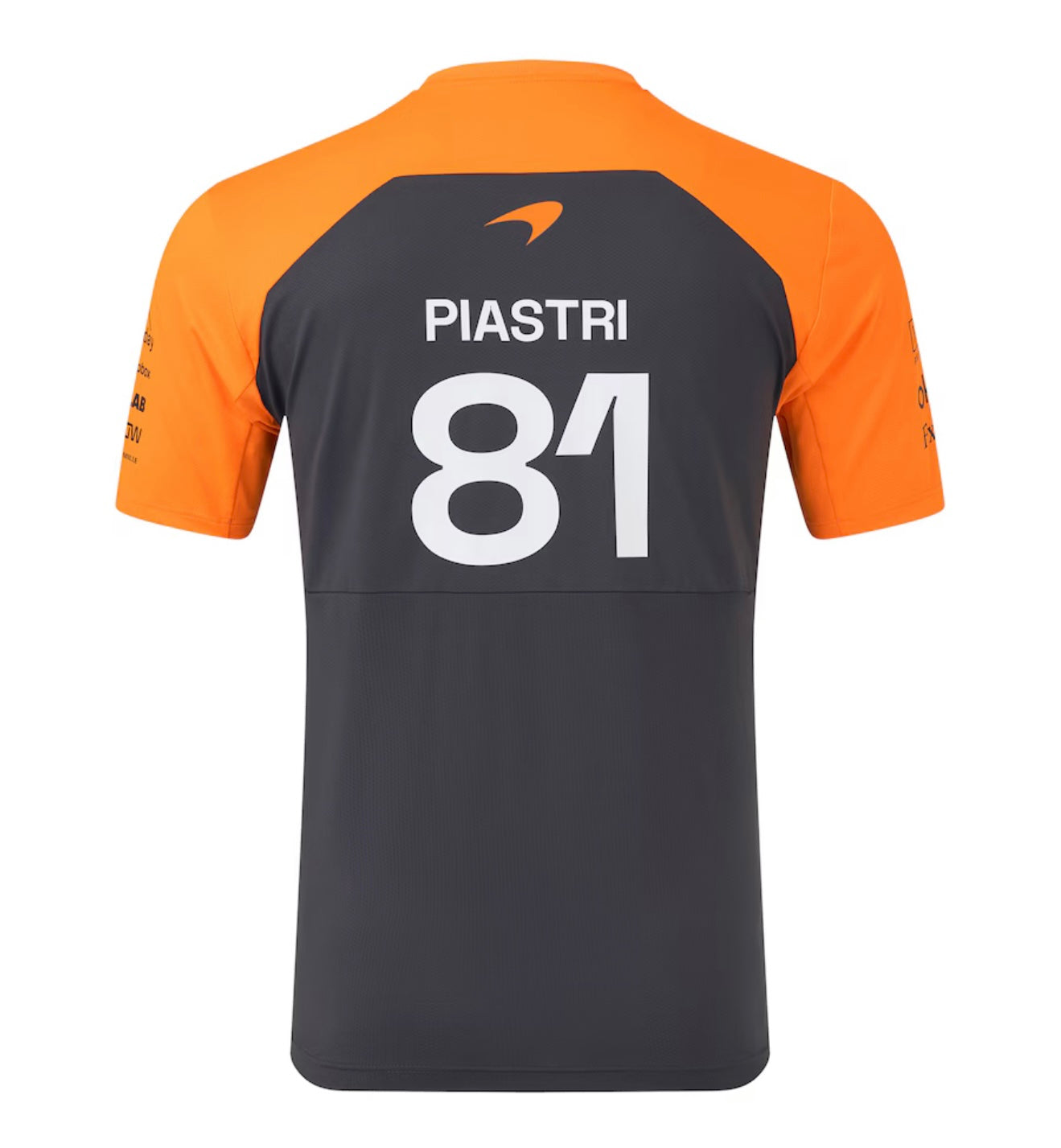 McLaren Playera Gris Oscar Piastri 2025 - Caballero