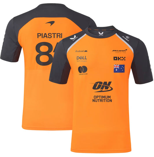 McLaren Playera Naranja Oscar Piastri 2025 - Caballero