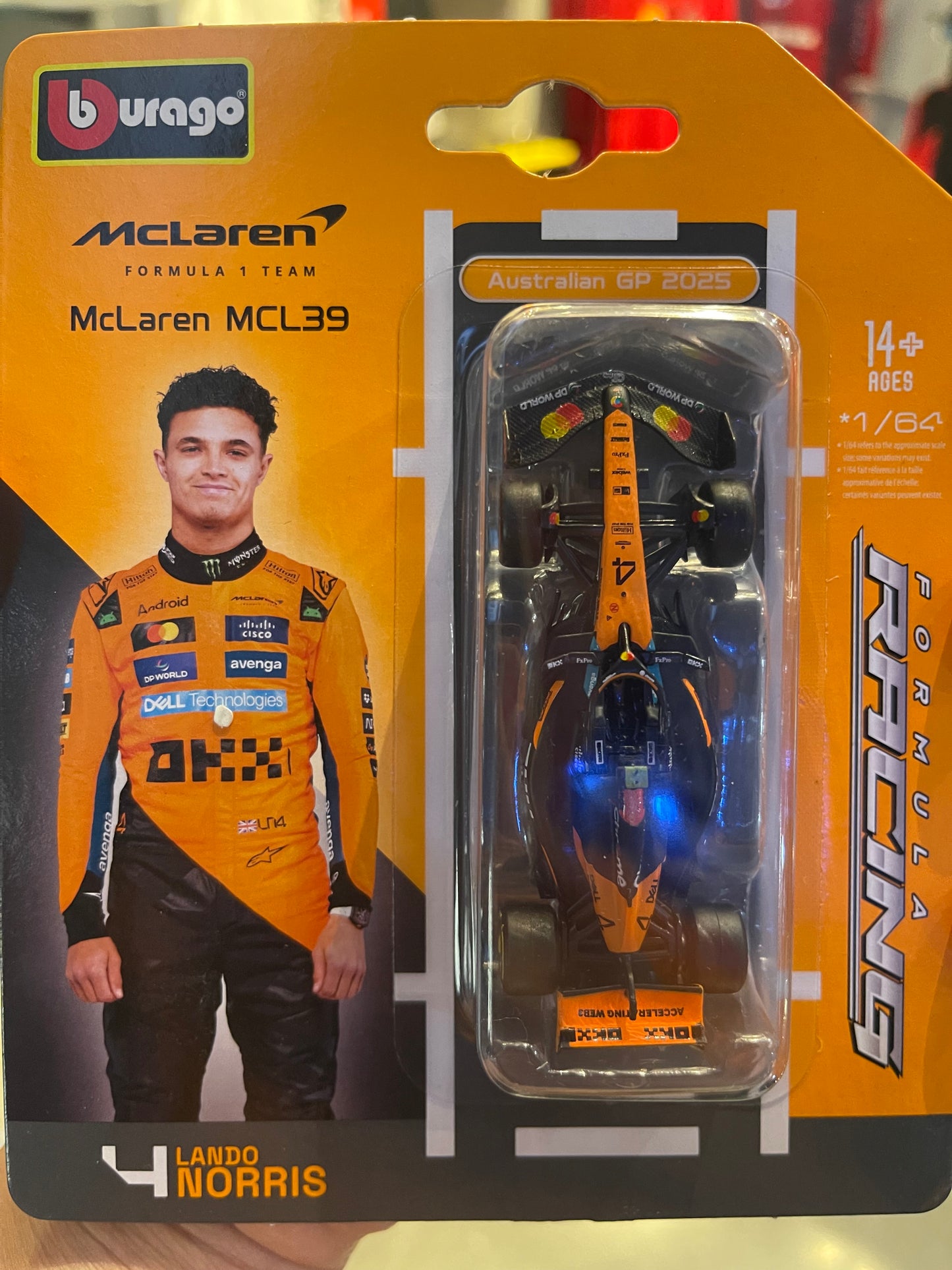 Carro a Escala Burago de Pilotos F1 1/64