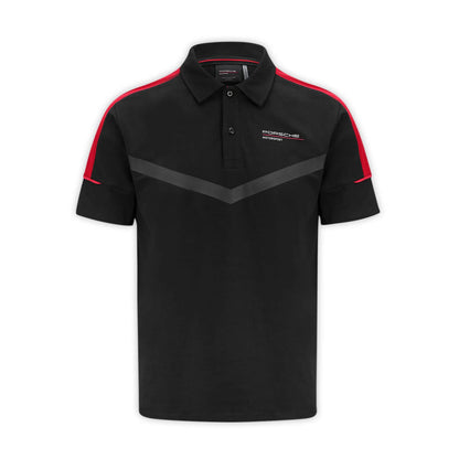 Porsche Motorsport Camiseta Polo Negra 2025