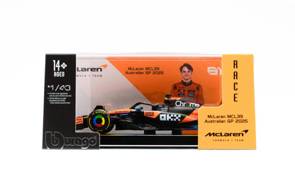 Carro Escala 1:43 McLaren Piastri #81 GP AUSTRALIA