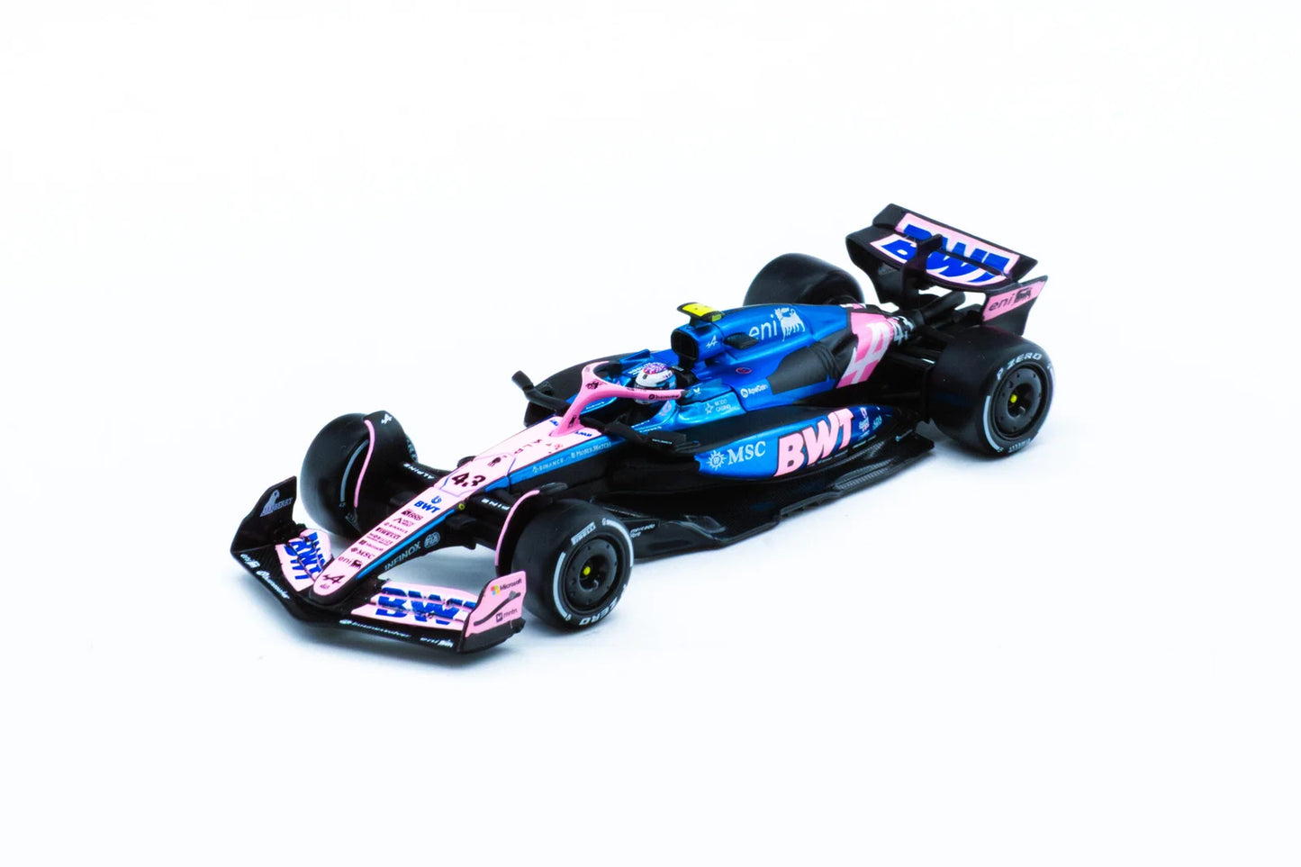 Carro Escala 1:43 BWT Alpine F1 Colapinto #43