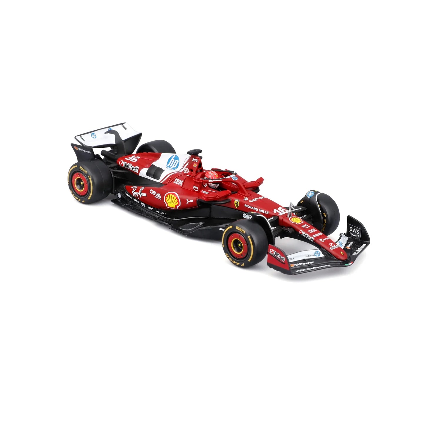 Carro Ferrari Escala 1:43  Leclerc