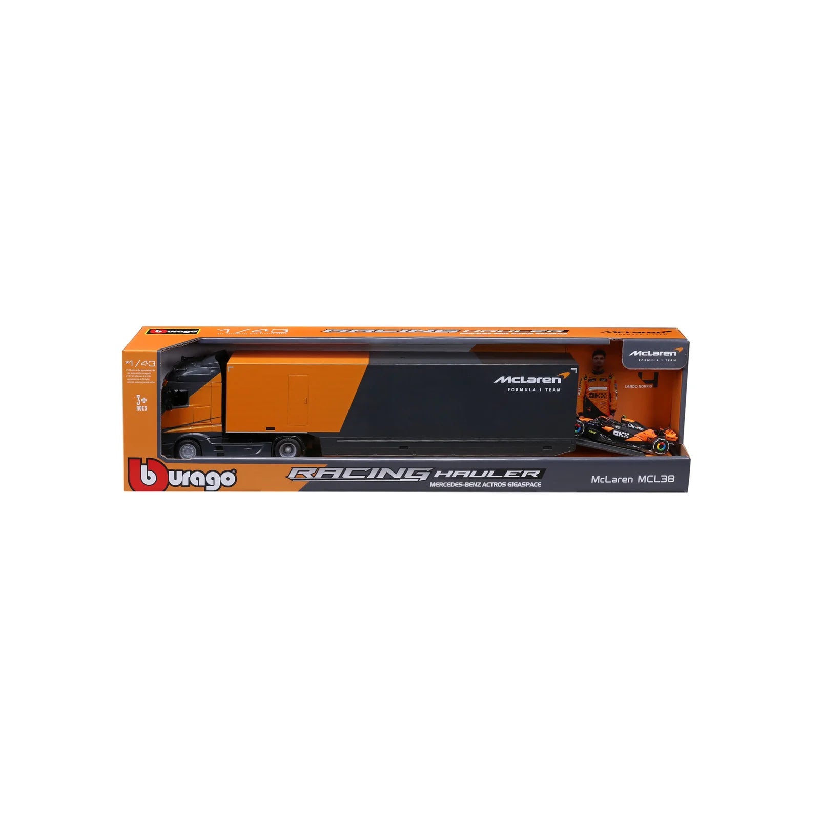 Tráiler F1 con Auto Mclaren Mcl38 2024 Norris #4