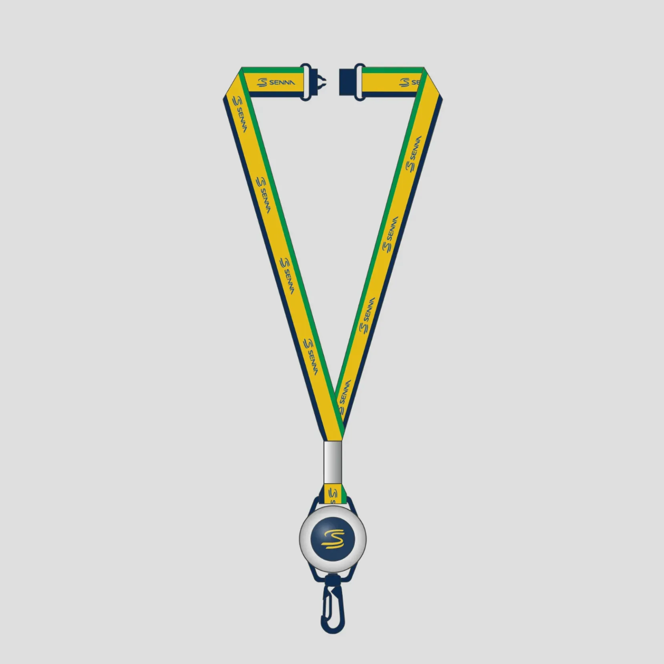 Cordón F1 de gafete Ayrton Senna Oficial