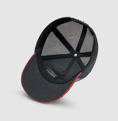 Porsche Motorsport AOP Trucker Gorra 2025 - Negro