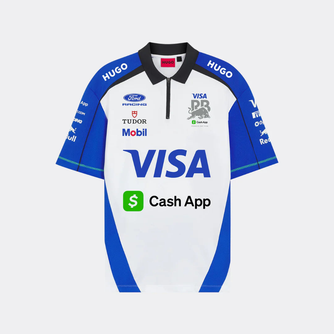 Playera Polo Visa Cash App Racing Bulls F1 2026 Oficial