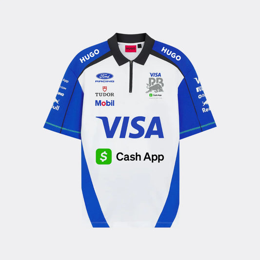 Playera Polo Visa Cash App Racing Bulls F1 2026 Oficial