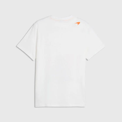 Playera F1 Gráfica McLaren Lando Norris 2026 Blanca