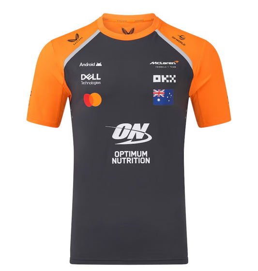McLaren Playera Gris Oscar Piastri 2025 - Caballero