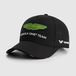 Aston Martin Gorra Negra Equipo 2025