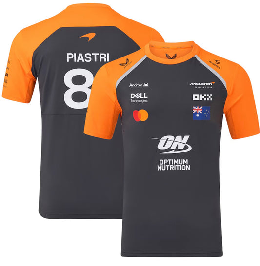 McLaren Playera Gris Oscar Piastri 2025 - Caballero