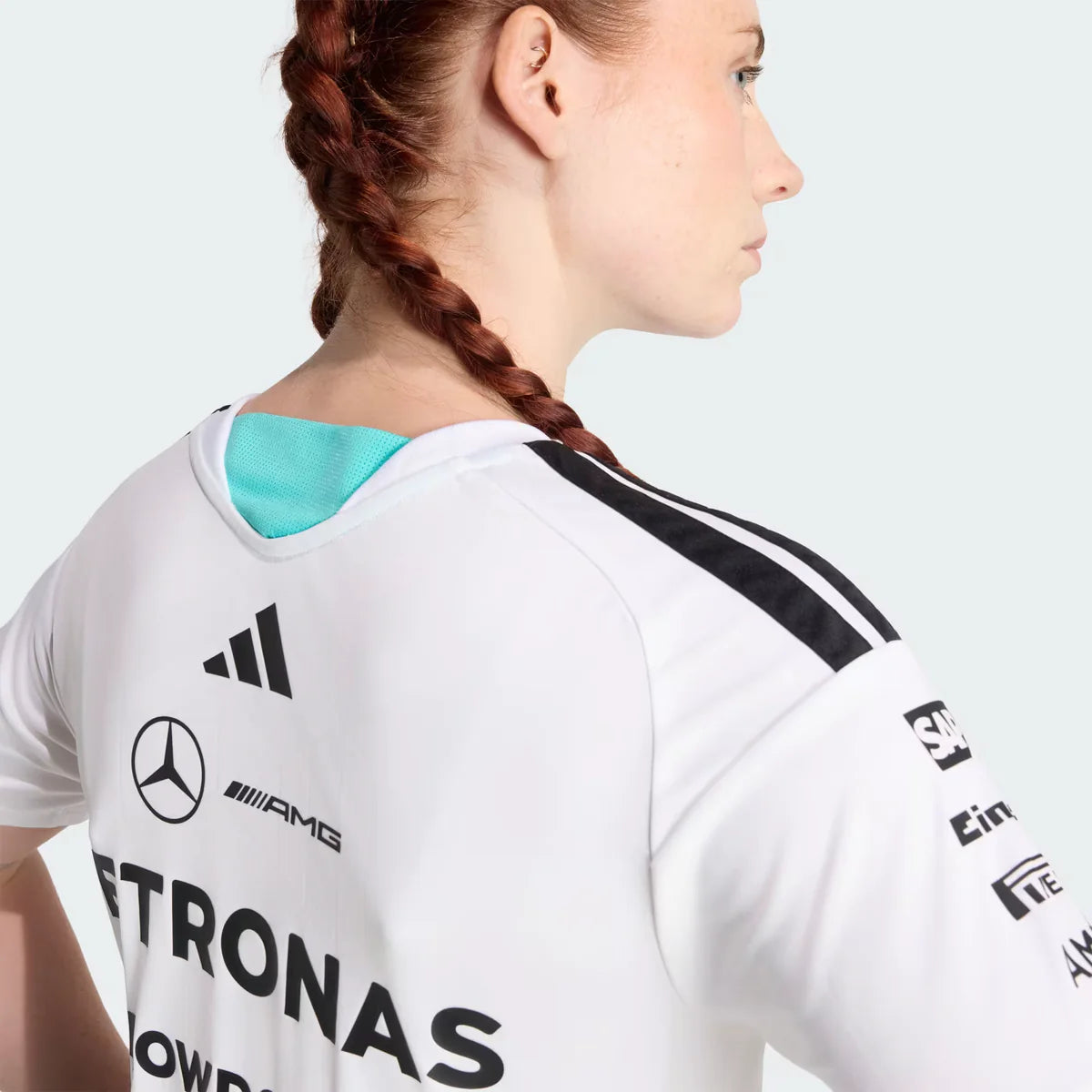 Jersey Dama Blanca F1 Mercedes AMG Petronas 2026
