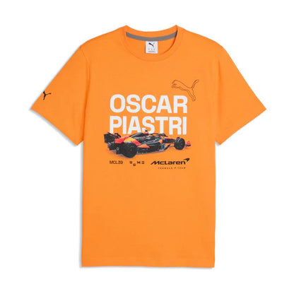 Playera F1 Gráfica  McLaren Oscar Piastri 2026 Naranja