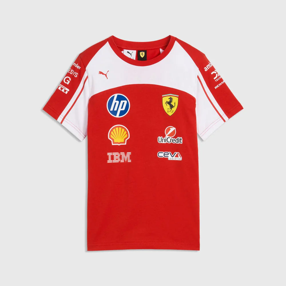 Playera F1 Ferrari infantil 2026