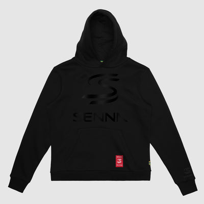 Sudadera F1 Ayrton Senna Full black oficial