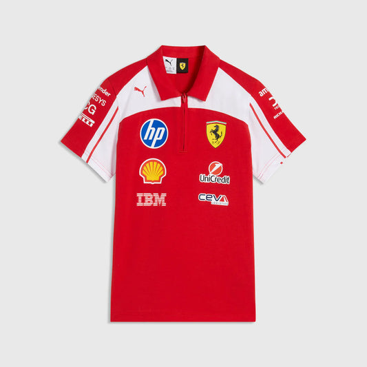 Polo F1 Infantil Ferrari Oficial 2026