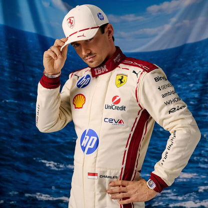 Gorra F1 Ferrari Charles Leclerc GP Mónaco 2026
