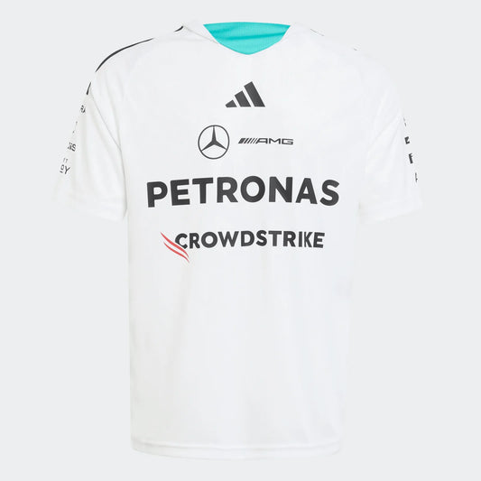 Jersey Infantil Blanca F1 Mercedes AMG Petronas 2026