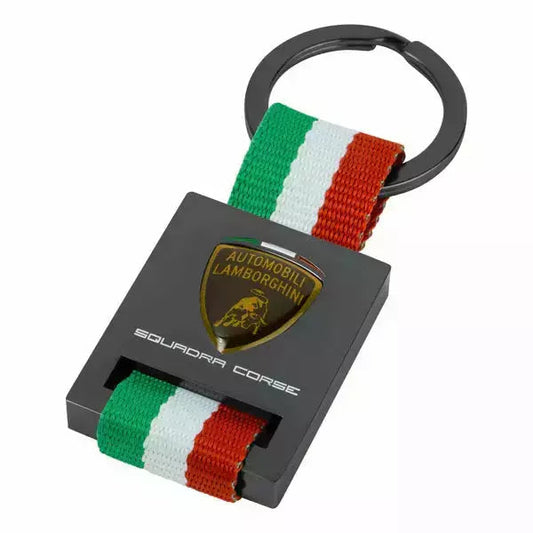 Llavero Lamborghini Squadra Corse Italian Flag