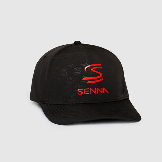 Gorra Negra F1Ayrton Senna Logo 2026