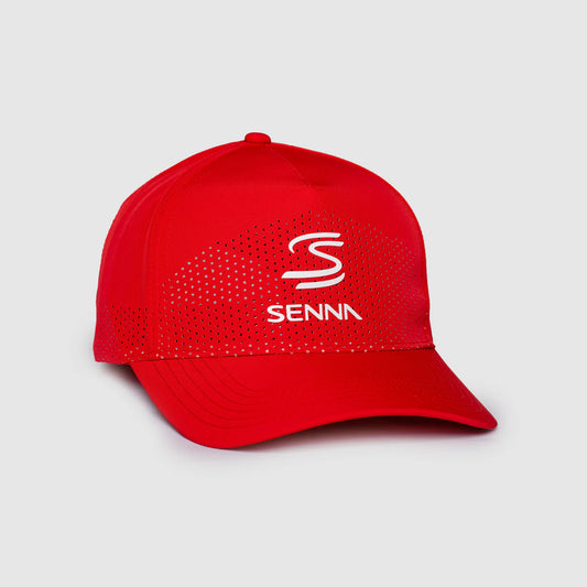 Gorra Rojo F1 Ayrton Senna Logo 2026